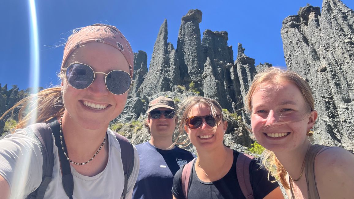 Putangirua Pinnacles- mit Michelle & Anne