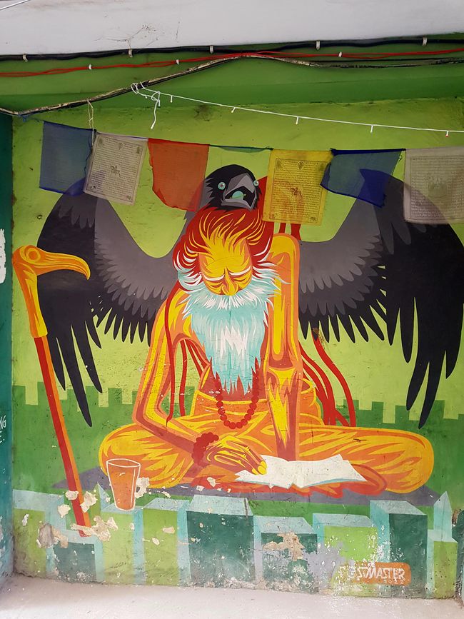 Streetart of Rishikesh 