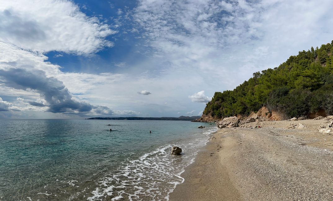 Swimming fun at Sissia Beach