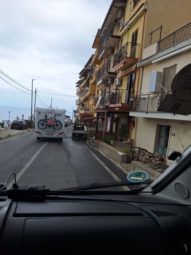 Halfway point, at the southernmost point of Calabria