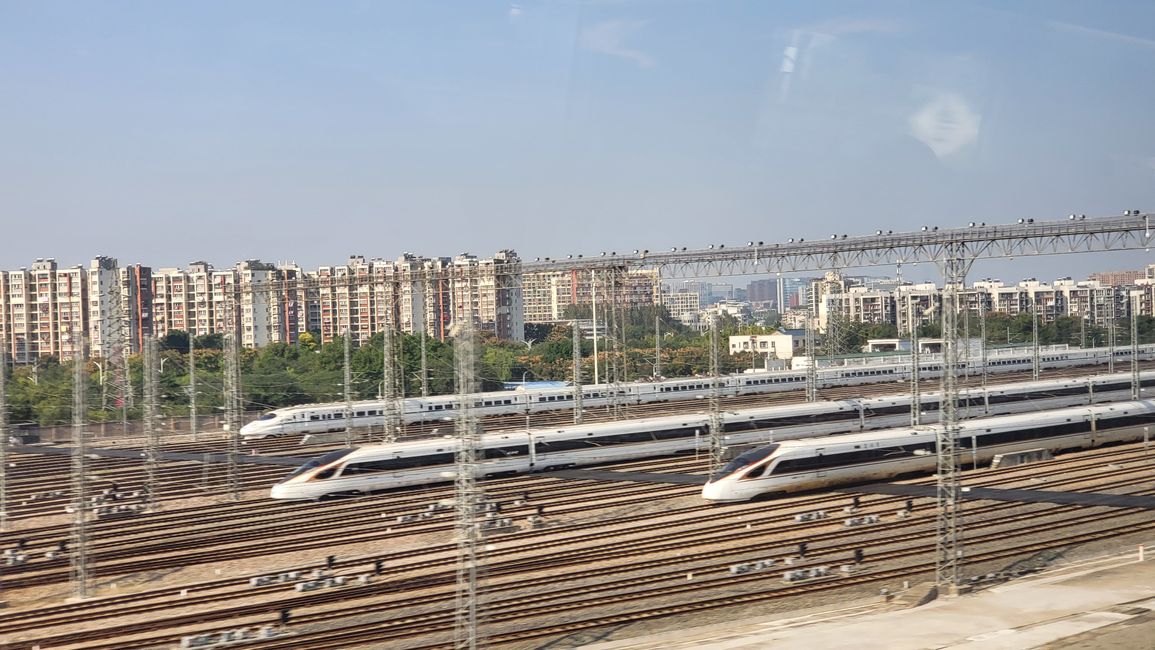 Trains in Nanjing