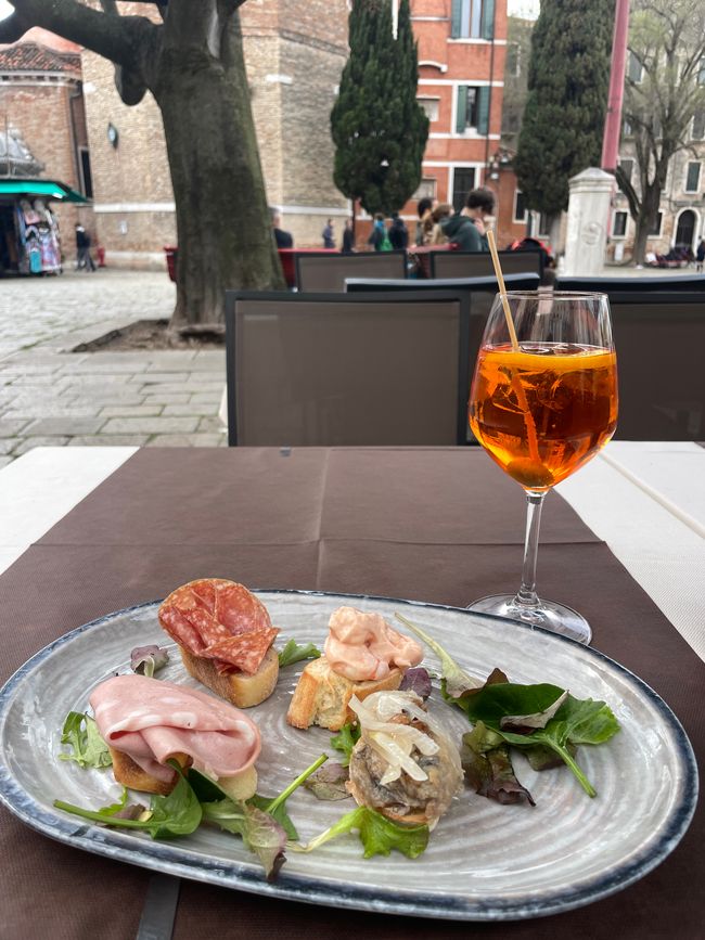 Cicchetti und Spritz