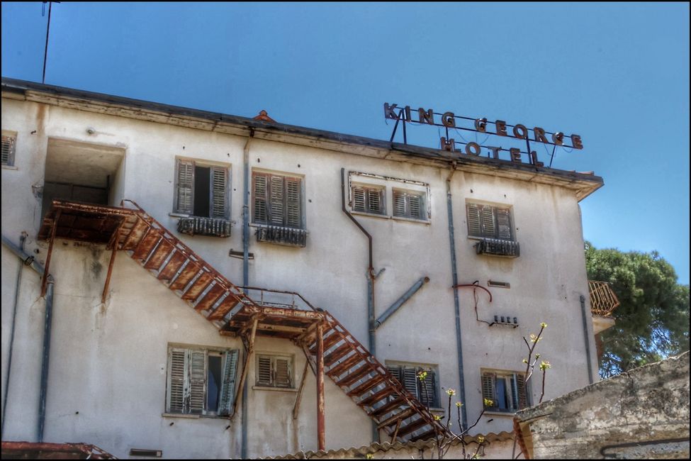 Das Hotel in Varosia, hier waren Sphia Loren, Anthony Quinn etc zu Hause.