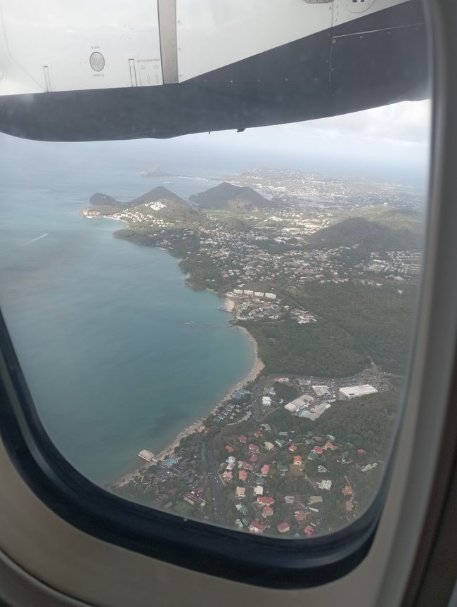 Arrivo a St. Lucia con ostacoli