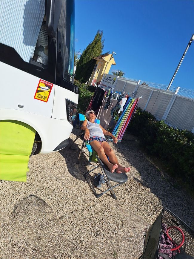 Maria macht Siesta