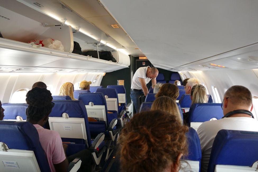Arrivo a St. Lucia con ostacoli