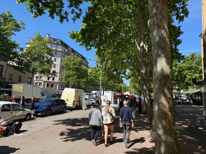 Mercato in Bd de la Croix-Rousse