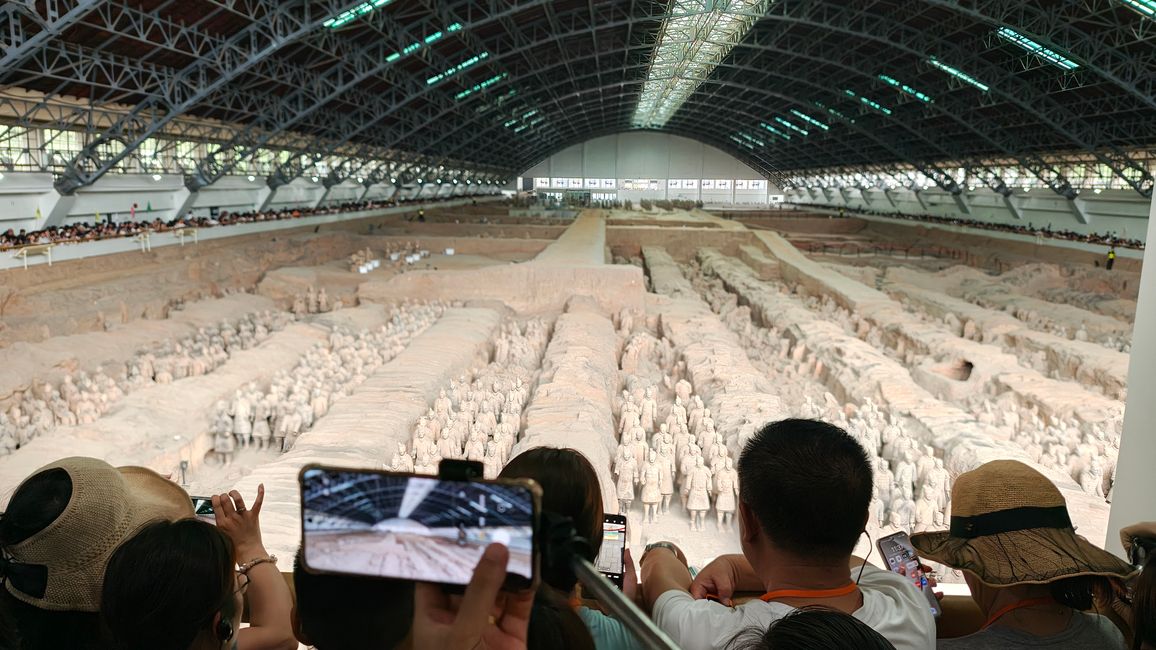 Guerrieri di terracotta nel padiglione 1