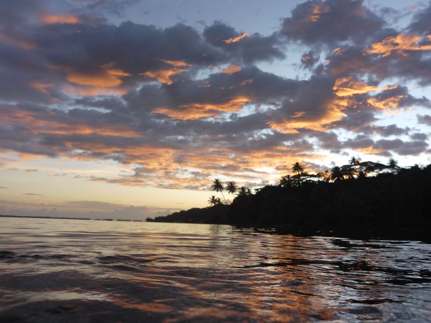 Sono già in acqua all'alba