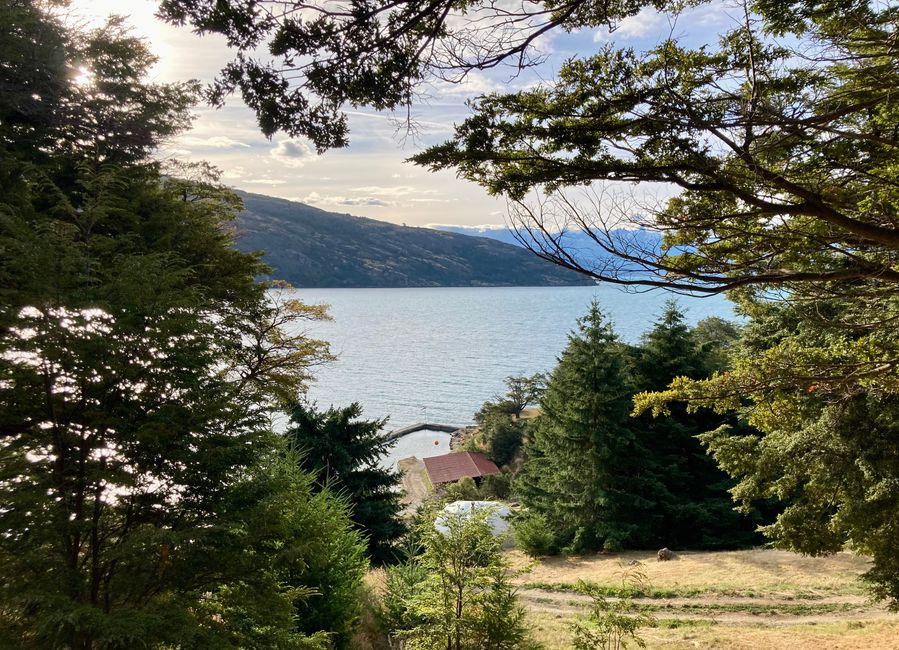 Aussicht von unserer Terrasse.