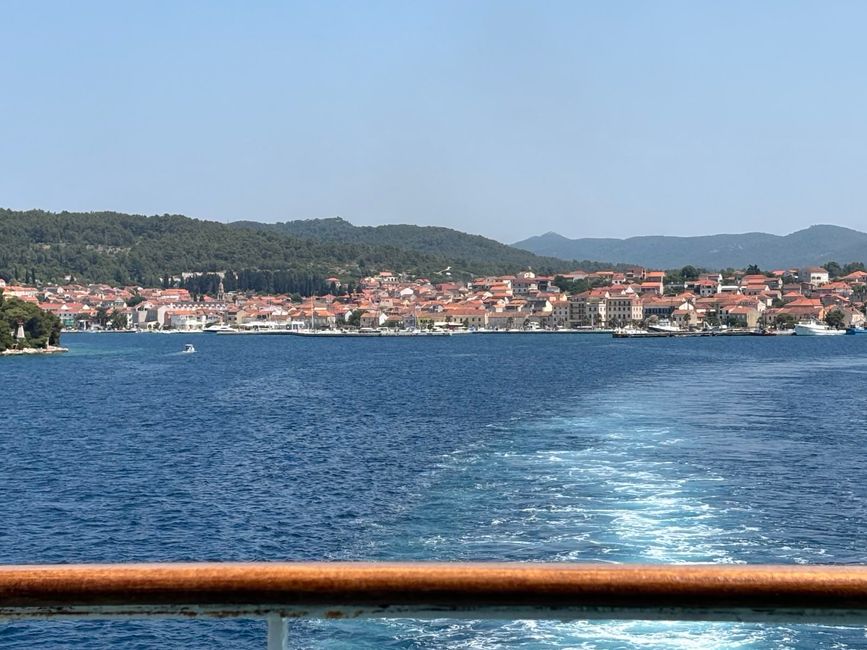 Von Korcula über Split nach Trogir