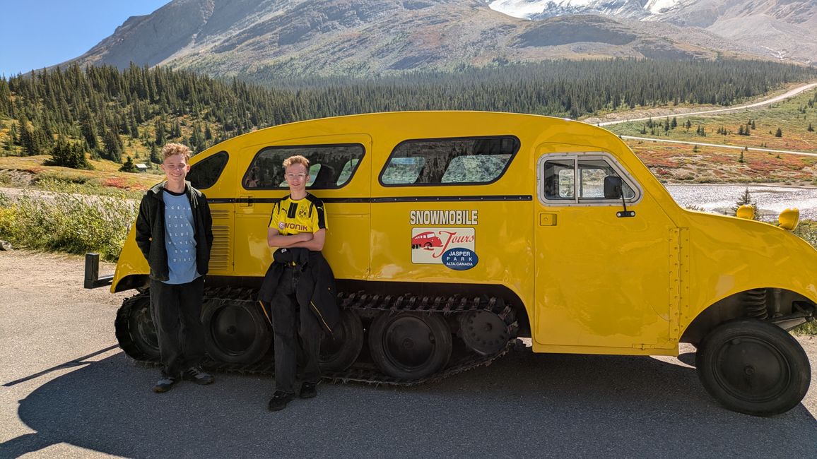 Tag 8 : Poursuite du voyage vers Jasper