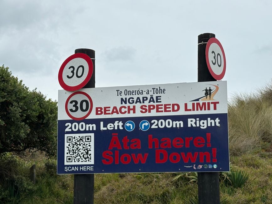The most famous beach and the bleakest campsite in New Zealand - 90 Mile Beach