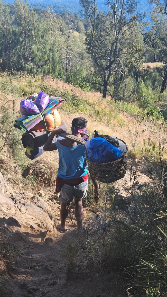 Caminata hacia el Gunung Rinjani