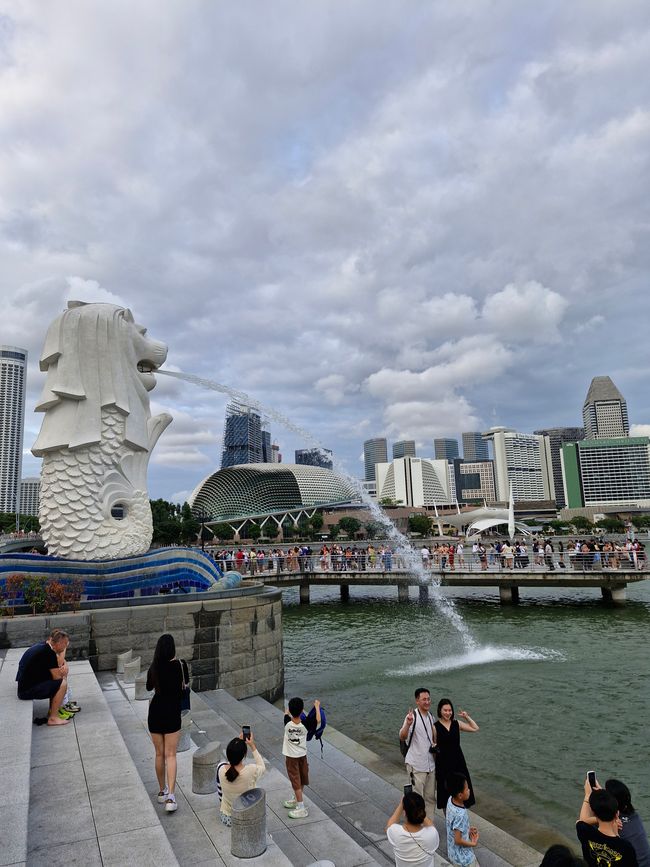Merlion Park & Merlion Brunnen