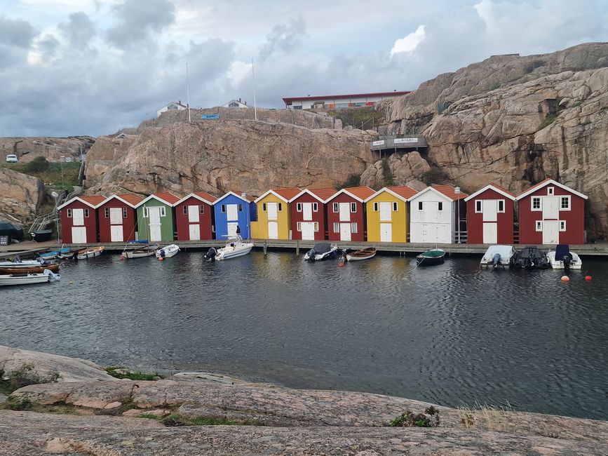 Schweden 10. Tag - Am Vänern See vorbei, Fossen Camping und Smögen