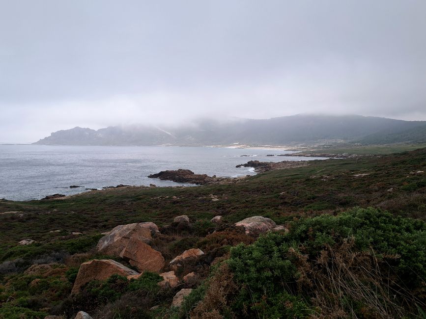 Fog on the Galician coast
