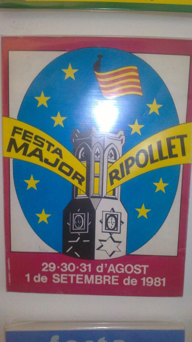 Old posters of the Festa Major de Ripollet (photos from 2018)