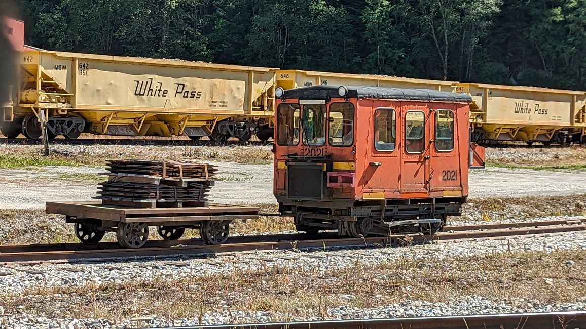 Day 23: Skagway - Haines: the big sweating in Alaska begins!