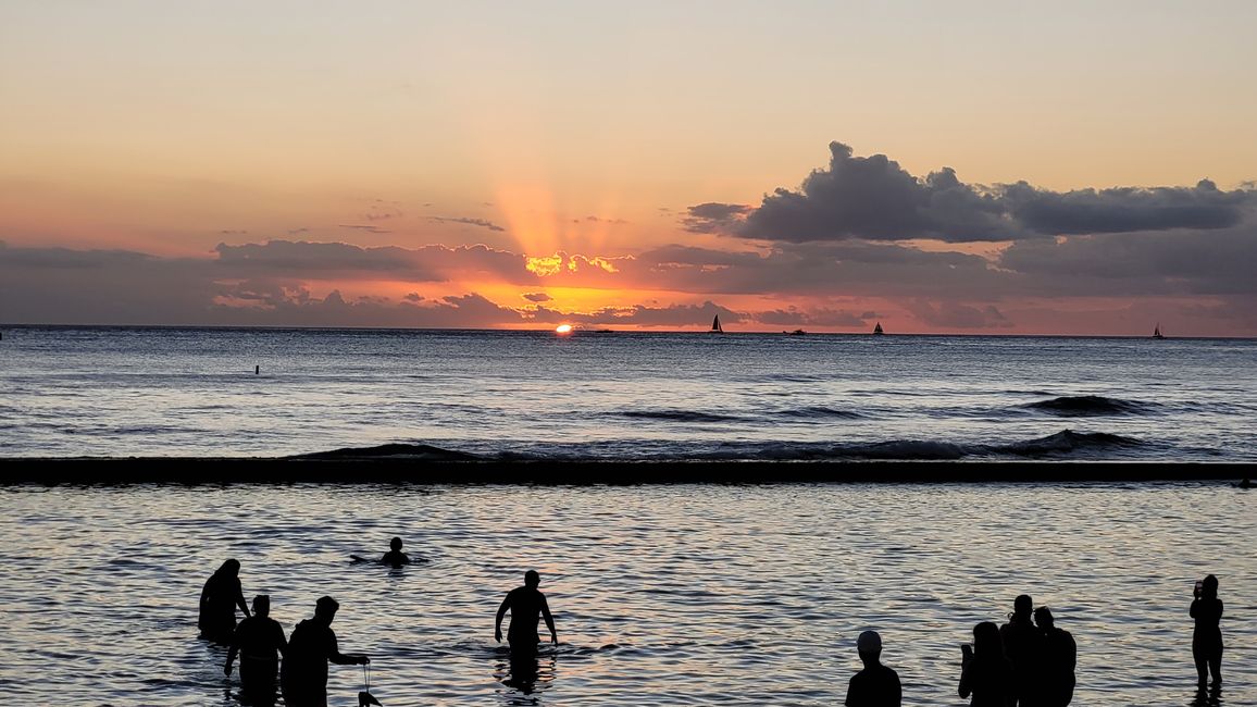 Downtown Honolulu – Fun at the Waikiki-Beach