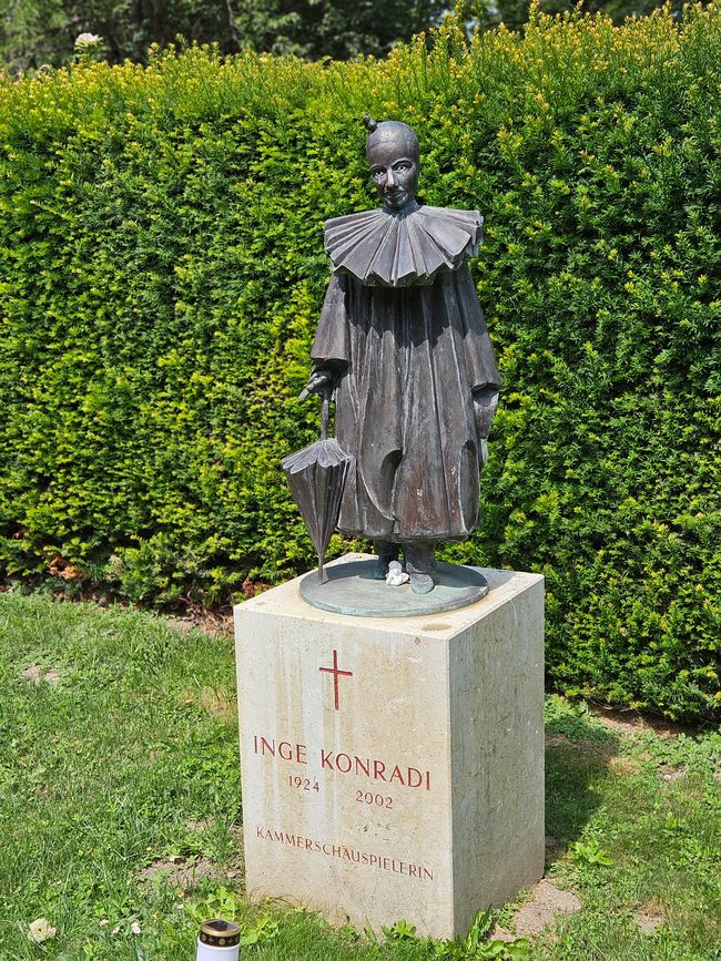 Das Grab von Inge Konradi