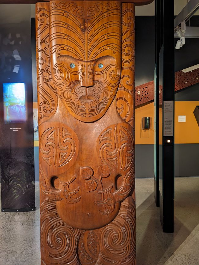 Maori wood craft.