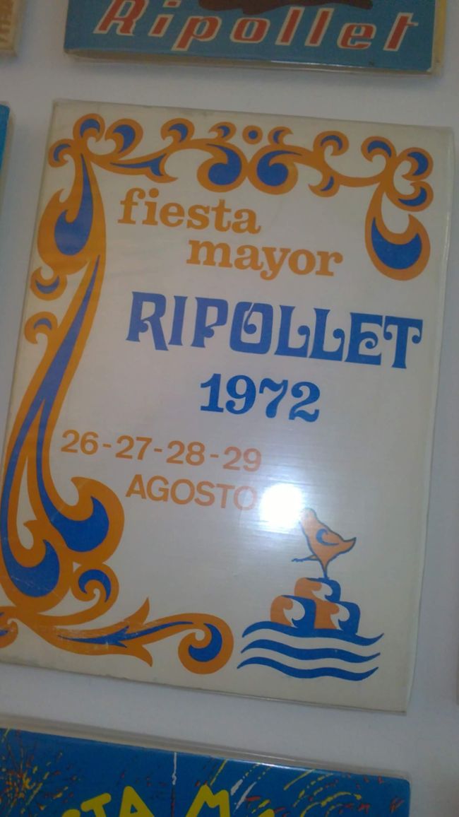 Old posters of the Festa Major de Ripollet (photos from 2018)