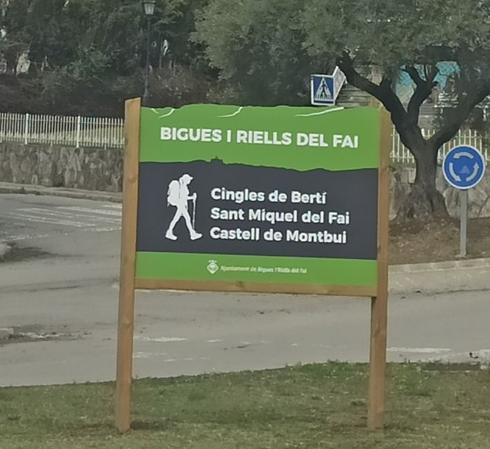 Karte von Bigues i Riells del Fai (Vallès Oriental, Barcelona)