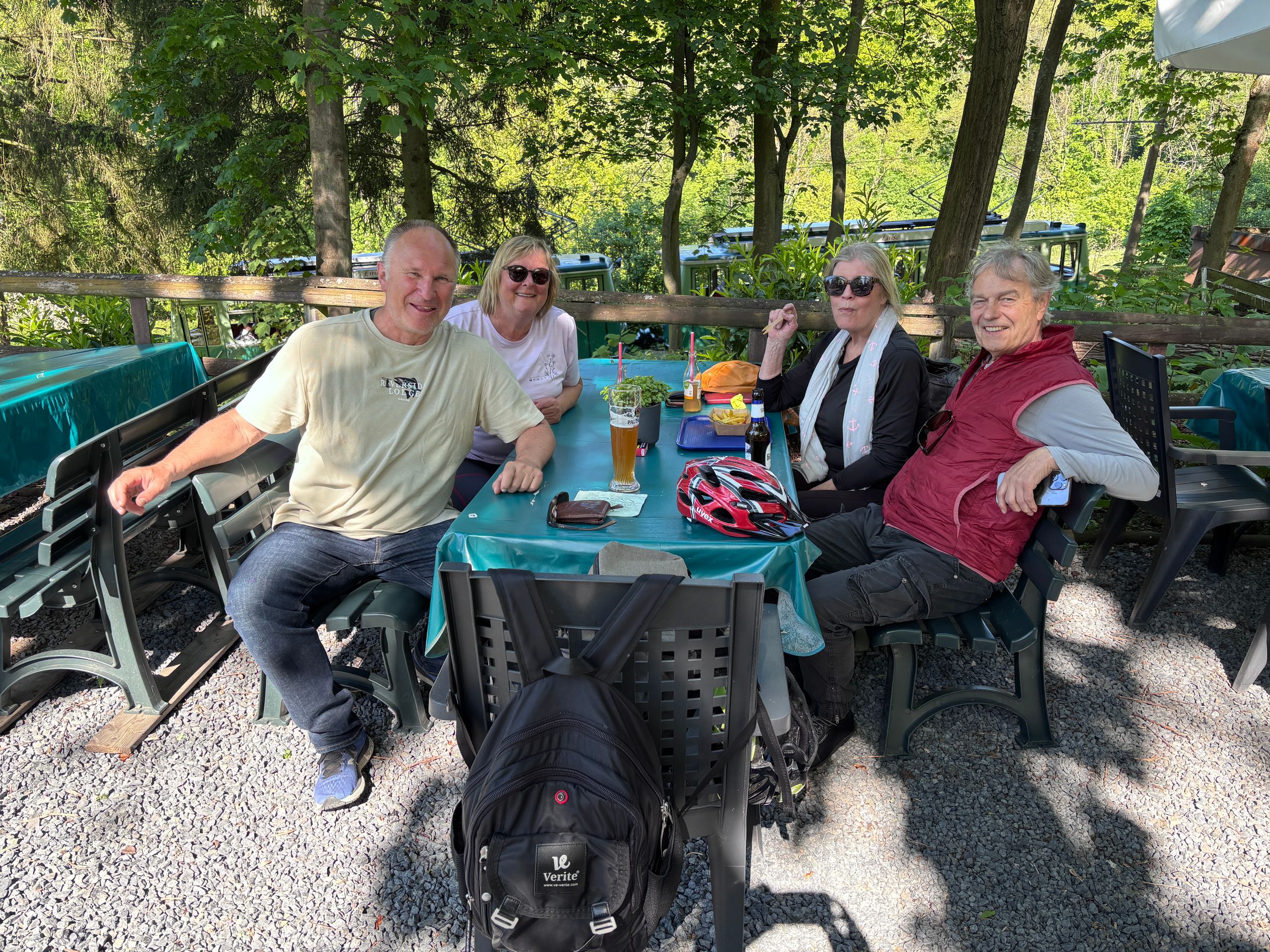 Beer garden at the castle