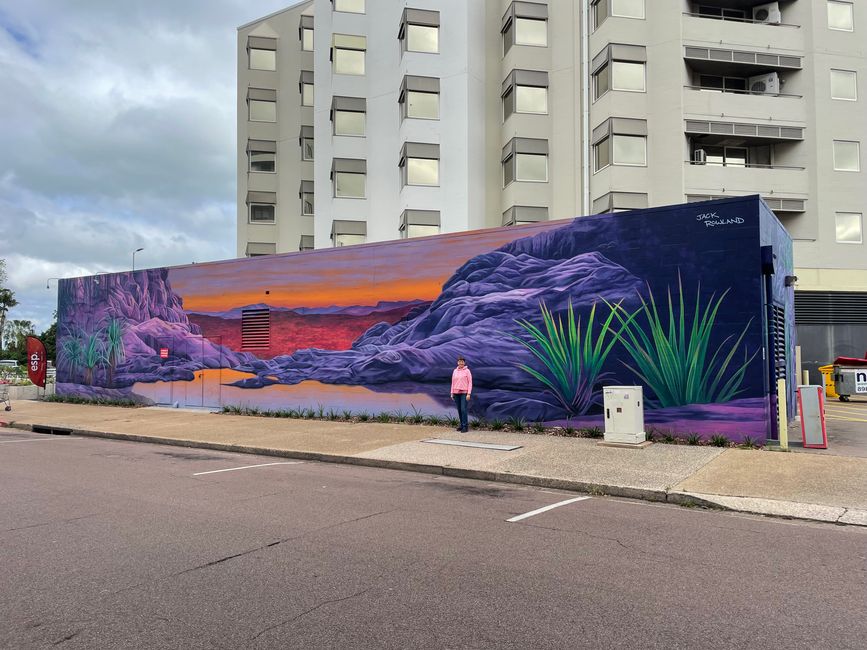 Eines der zahlreichen Straßengemälde