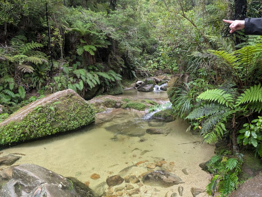 Fluss rechts von Cleopatra's Pool