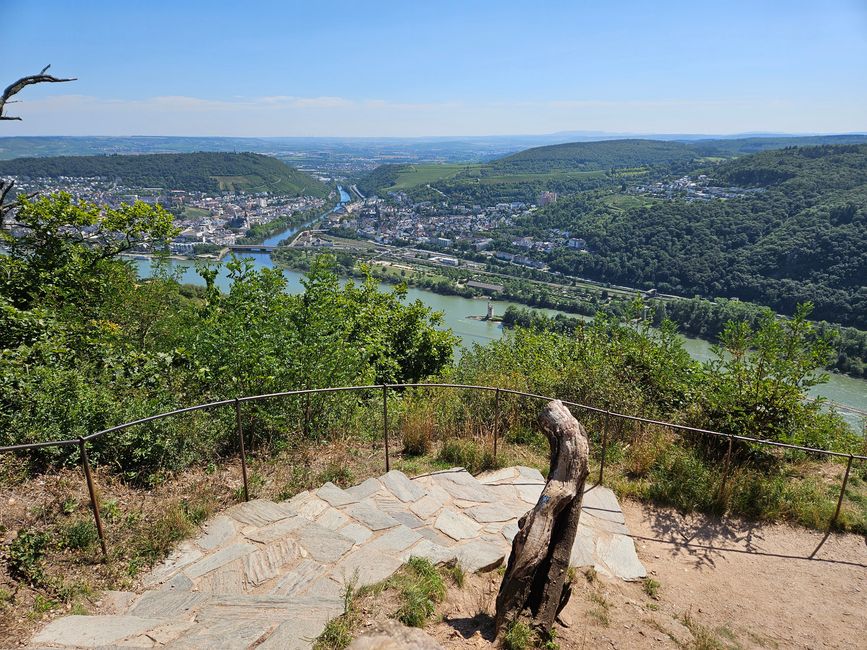 Blick vom Aussichtspunkt Rittersaal 