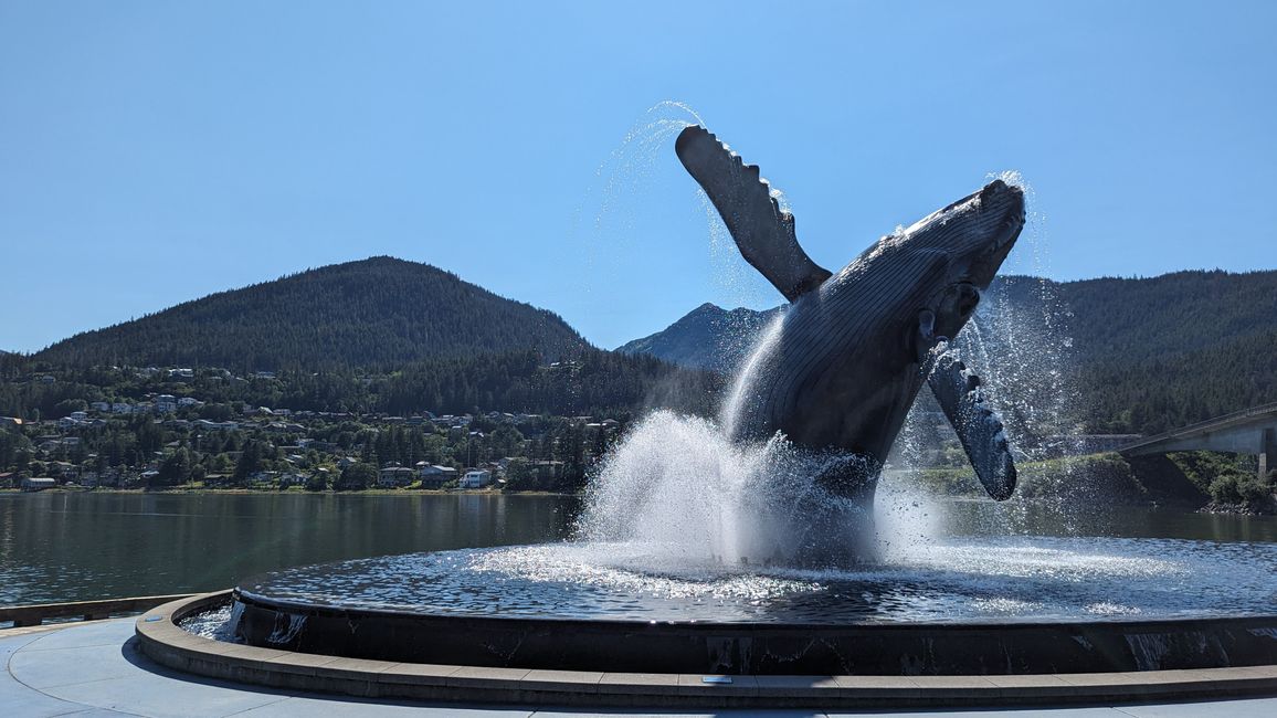 Tag 24: Trip nach Juneau: Wale, Gletscherausbruch & 16.000 Touristen