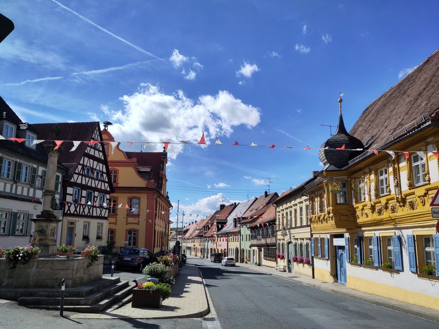 als Beispiel für viele ähnliche Orte: Scheßlitz