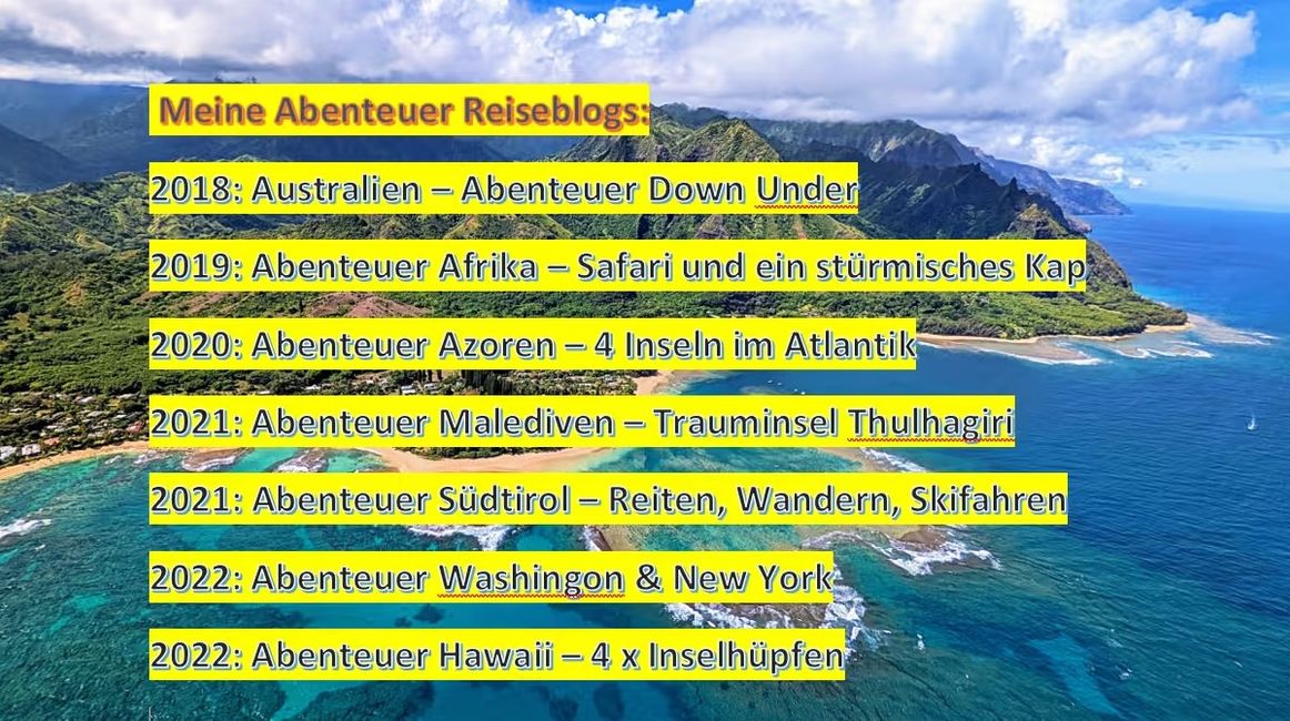 Meine anderen Abenteuer Reiseblogs