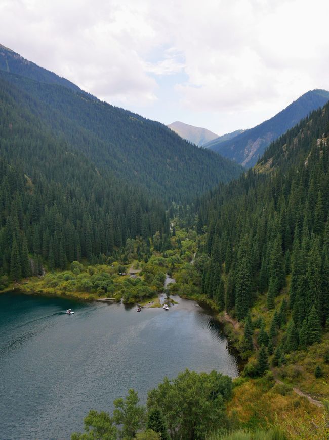 Excursión a los lagos de montaña Kaindy y Kolsai