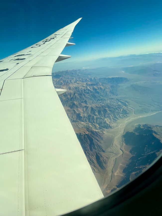 View of the Andes