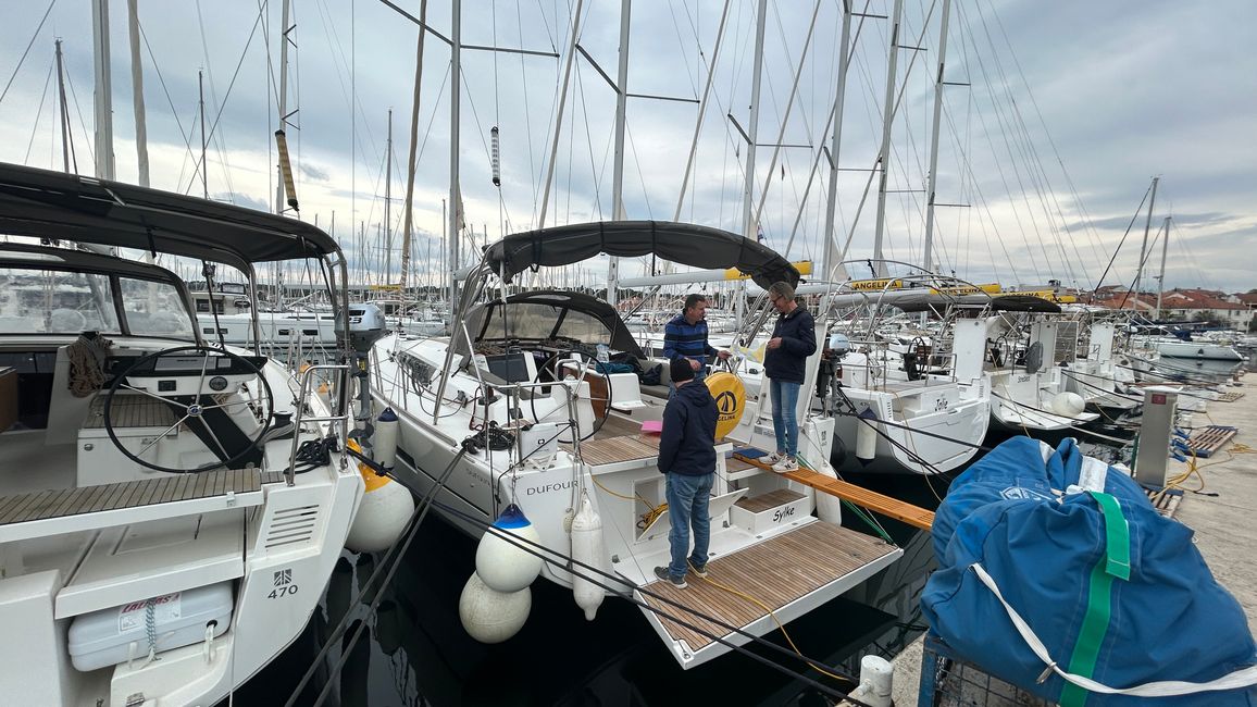 Ankommen am Boot