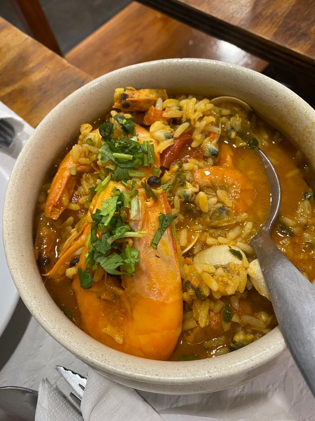 Reis mit Meeresfrüchten - traumhaft! 