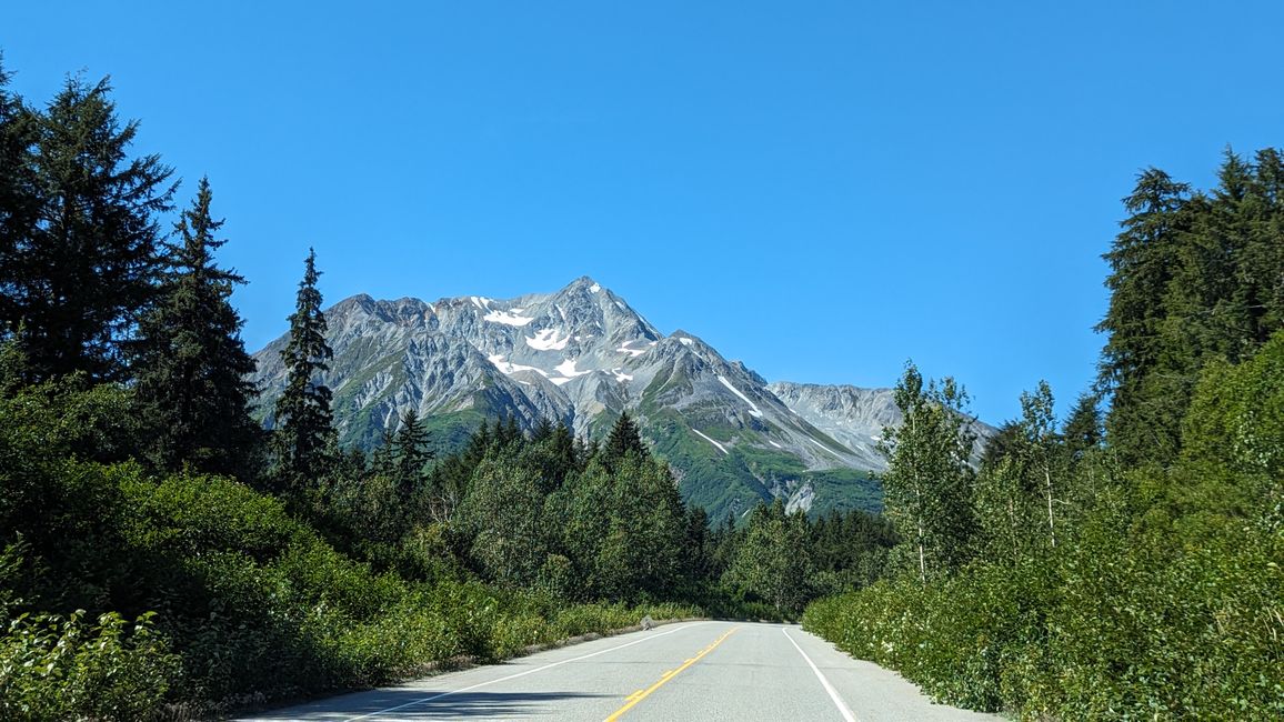 Tag 27: Bärenshow & fantastische Bergwelten - zurück nach Yukon/Kanada