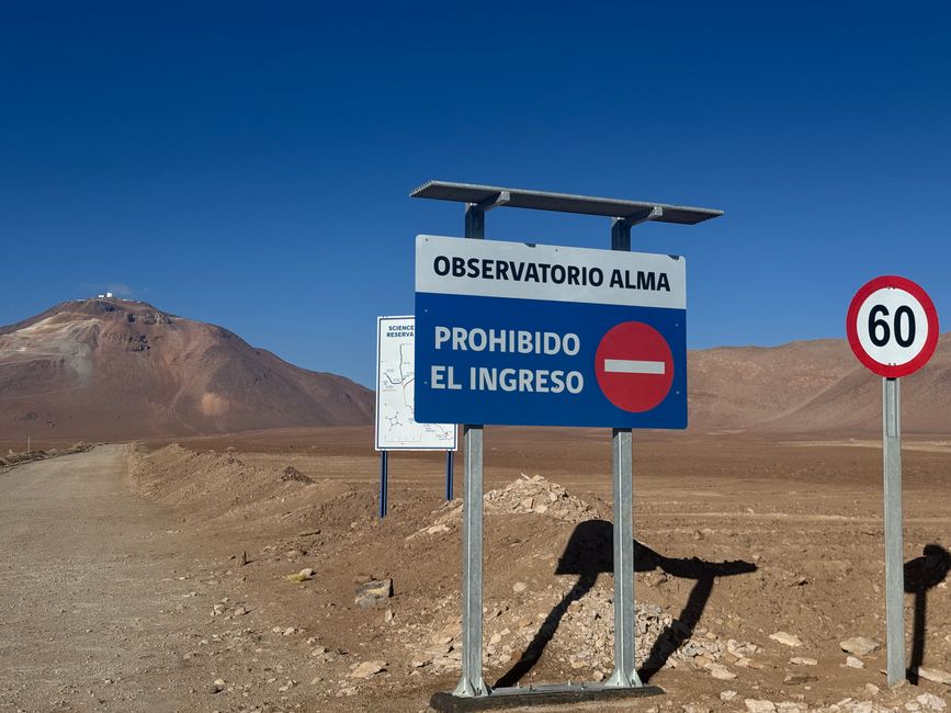 niente Cerro Toco - l'osservatorio Alma ha bloccato la strada