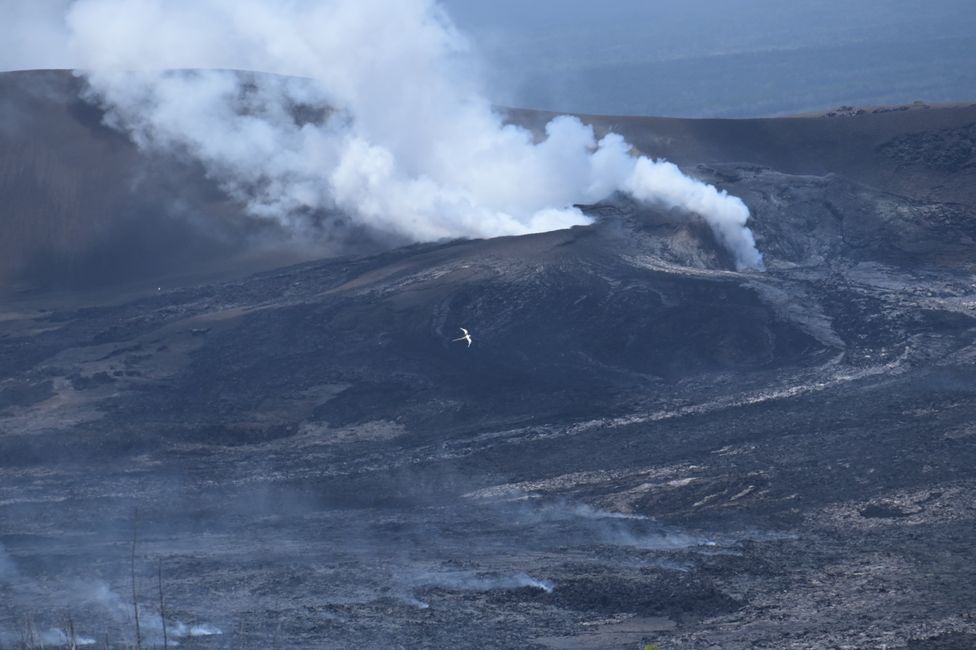 Crater de Kilauea - Site d'éruption actuel