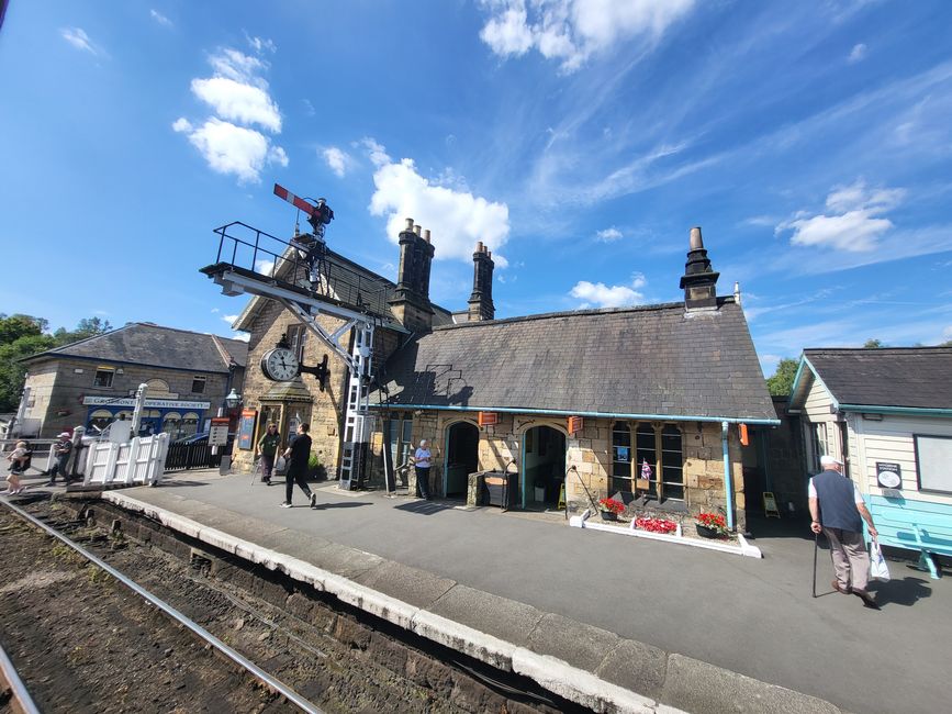 North Yorkshire Moors Railway from Pickering to Whitby - on the Hogwarts Express through Hogsmeade