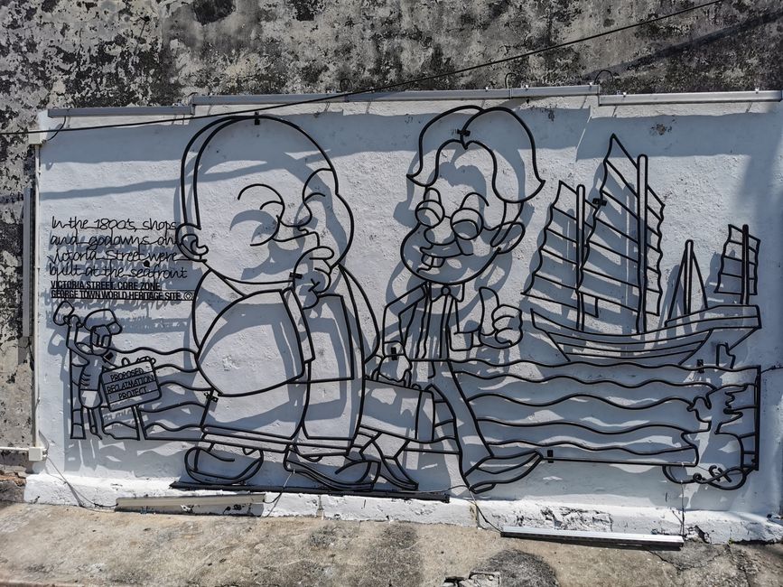 Viaggio verso l'isola di Penang e visite turistiche a Georgetown