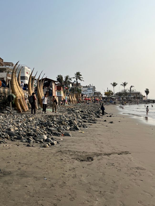 An der Playa von Huanchaco