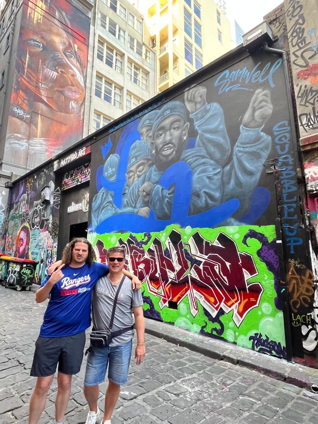 Streetart - Chris 🇺🇸& Ich 