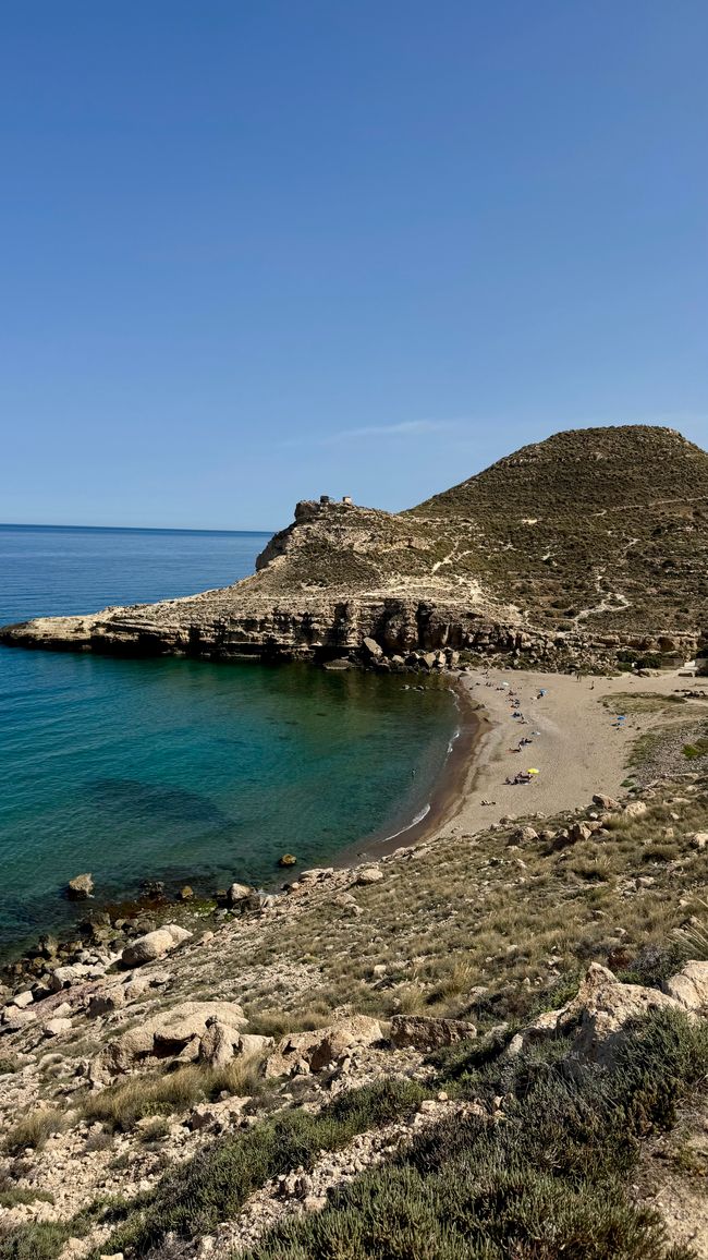 Blick zur „Camping“ Bucht