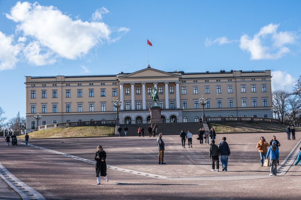 Kvadraturen - Karl Johans Gate - Königspalast