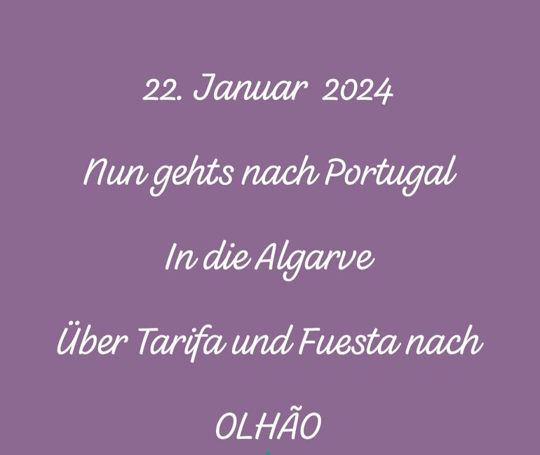 Roadtrip mit dem Reisemobil nach Spanien / Portugal
Winter 23/24