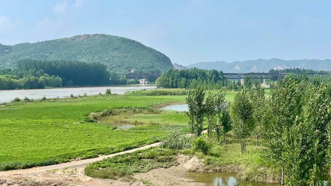 The Luanhe River in front of our destination